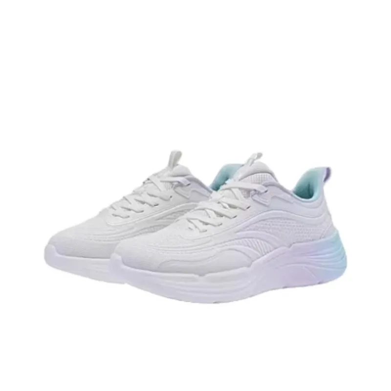 QIAODAN Cushioning Anti-Slip And Wear-Resistant Low-Top Running Shoes Women's Ivory-1