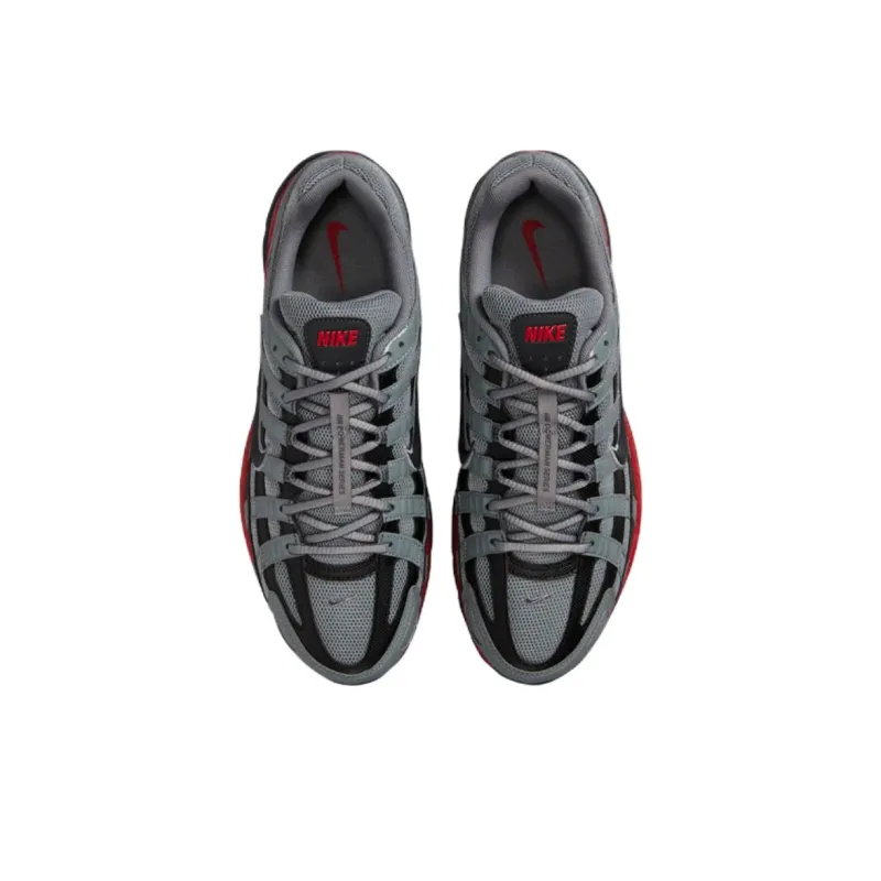 Nike P 6000 Cushioning, Wear Resistant Low Top Running Shoes Men's Gray-2