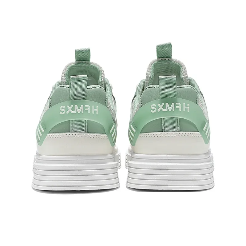 Binary Breathable And Wear resistant Low Top Skateboard Shoes Men's Beige Green-3