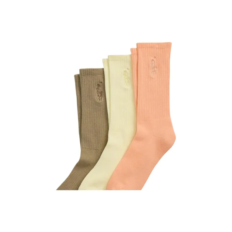 Polo Ralph Lauren Mid Calf Socks Men's 3 Pack-3