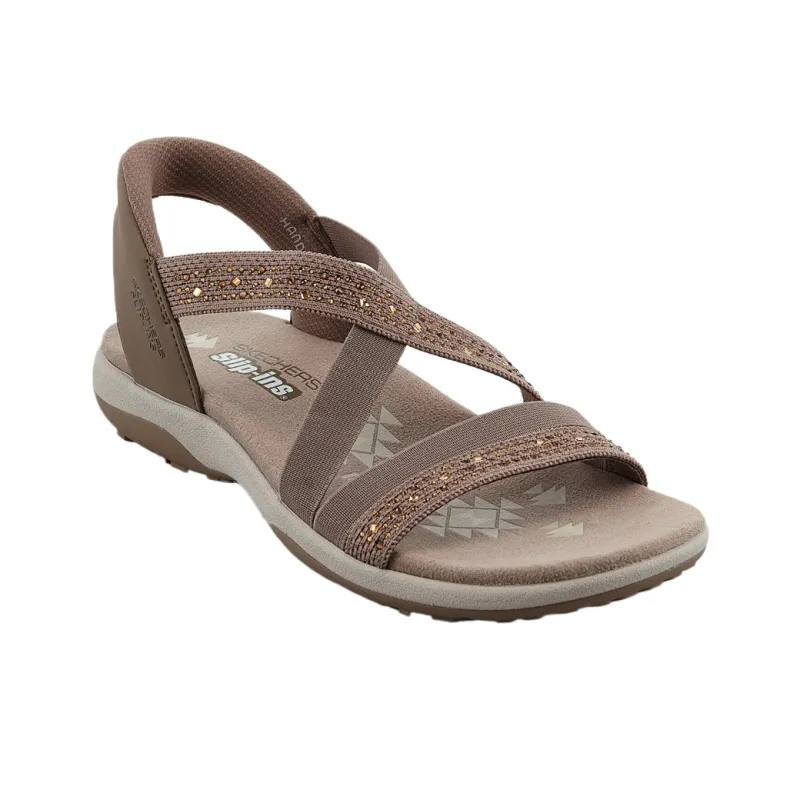 Skechers Reggae Slim Beach Sandals Women's Brown-2