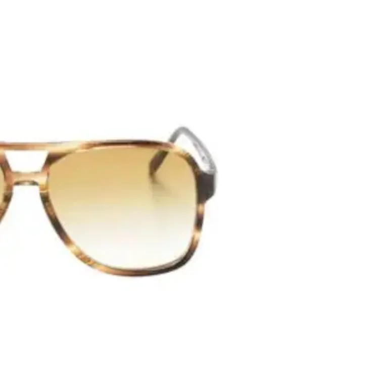 MOSCOT Acetate Aviator Sunglasses Unisex Brown-2