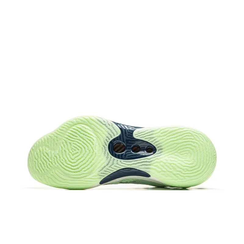LiNing Anti Slip Wear Resistant Low Top Basketball Shoes Men's Green-6