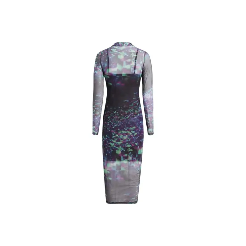 CALVIN KLEIN Long Sleeved Dress Women's Multicolor-1
