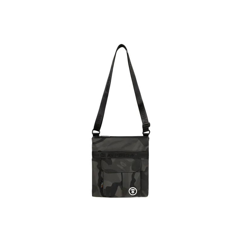 Aape Polyamide Shoulder Bag, Crossbody Bag Regular Men's Black-0