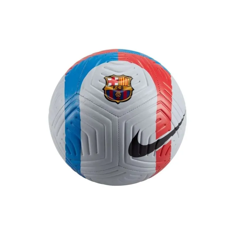 Nike Size 5 Soccer PU Unisex White Blue Red-0