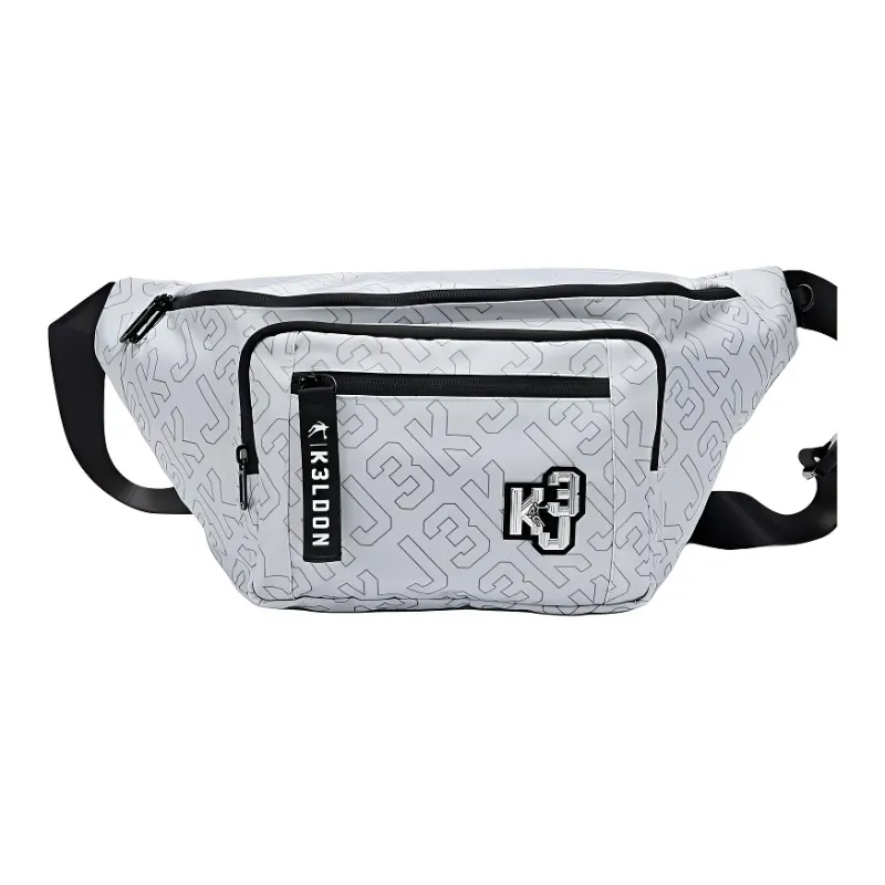 QIAODAN Polyester Crossbody Bag Unisex Jet Black-0