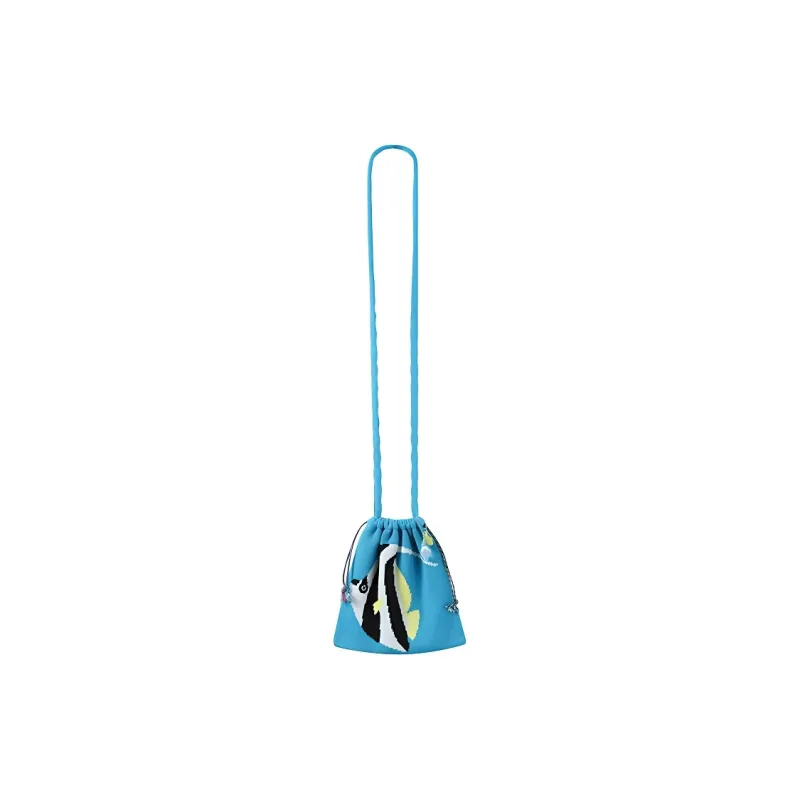 Crying Center Fabric Crossbody Bags Unisex Lake Blue-0