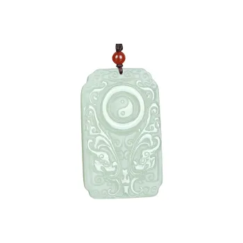 WANYUHUN Hetian Jade Pendants White Jade Unisex