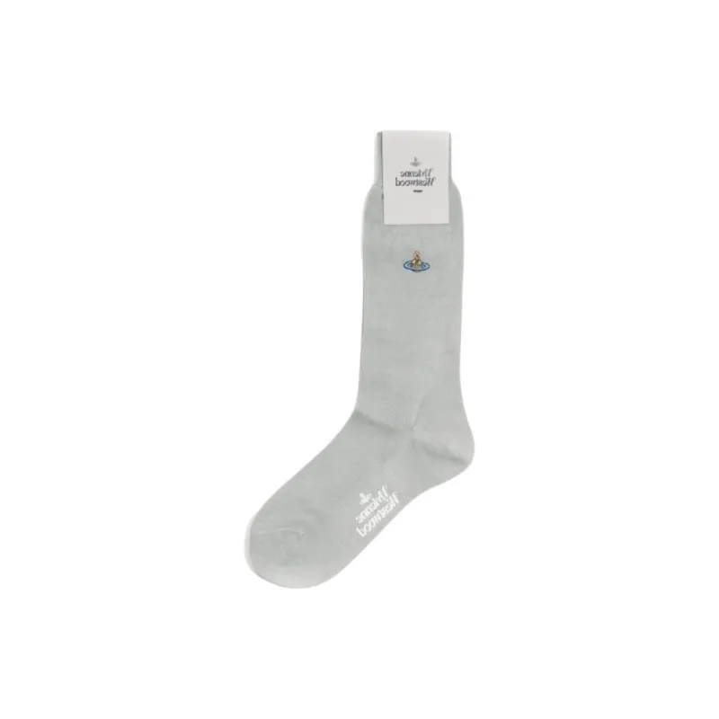 Vivienne Westwood Mid Calf Socks Women's 1 Pack Gray-0