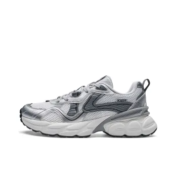 Kappa Shock Absorbers Low Top Running Shoes Unisex Silver Gray