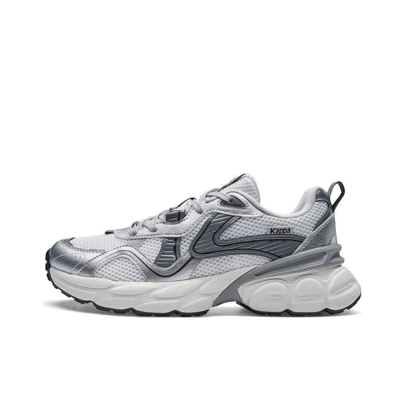 Kappa Shock Absorbers Low Top Running Shoes Unisex Silver Gray-0
