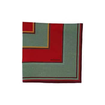 Balenciaga Silk Scarves Women's Gray Green