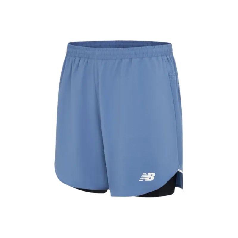 New Balance Q Speed Casual Shorts Men's Blue-0