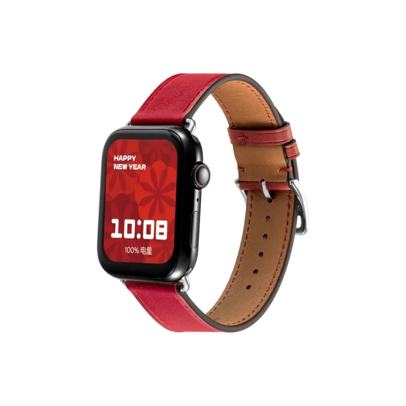 IStrap Apple Compatibility Watch Band Cowhide Leather Material-20