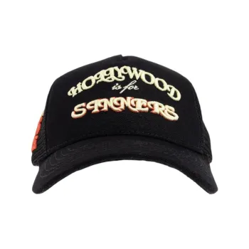 AMIRI 100% Cotton Baseball Caps Men's Black