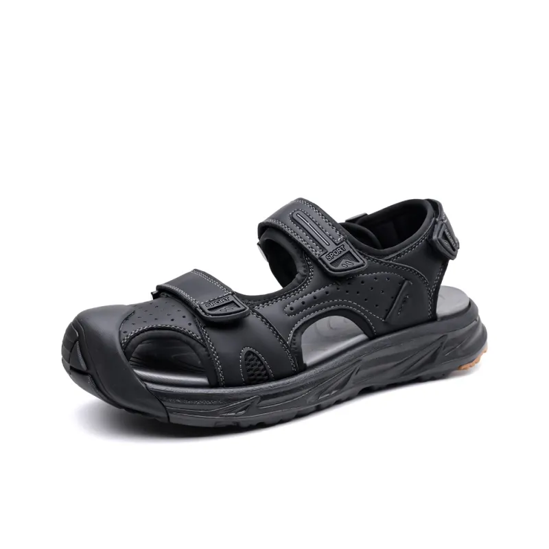 POPULAR ROUSE PR River Trekking Shoes Men's Black-0