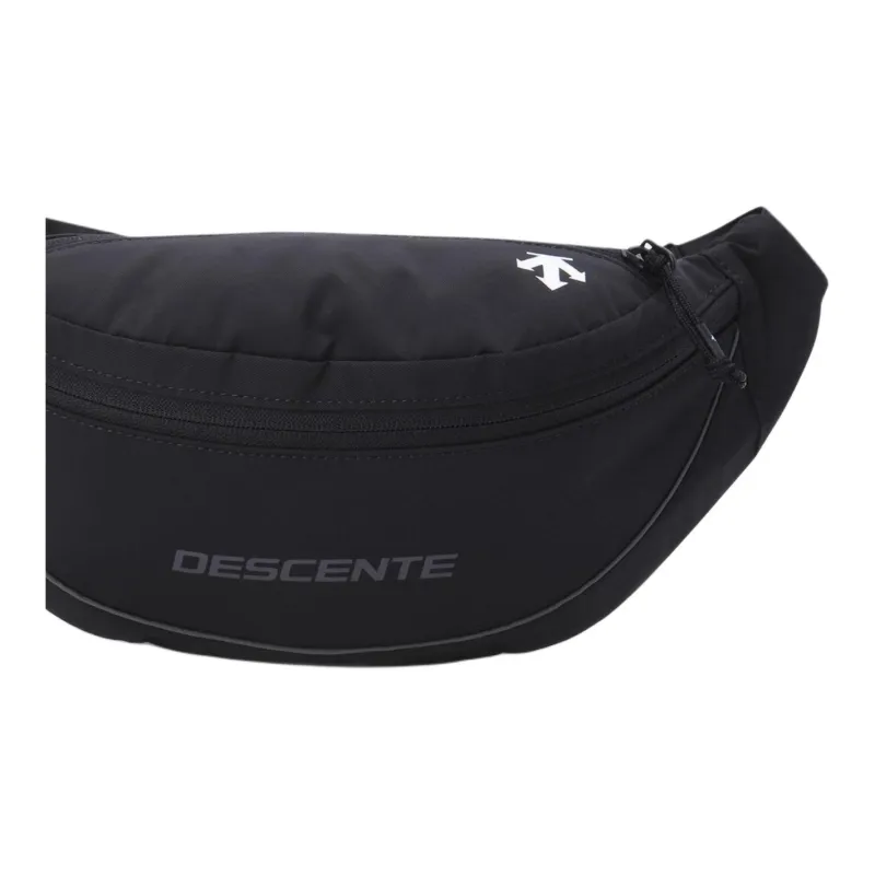 DESCENTE Fanny Pack Outdoor Bag Nylon Black Unisex-4
