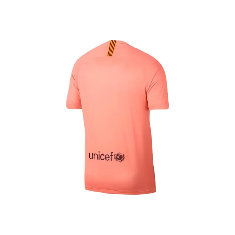 Nike Soccer Jersey Barcelona Unisex Orange Red-1