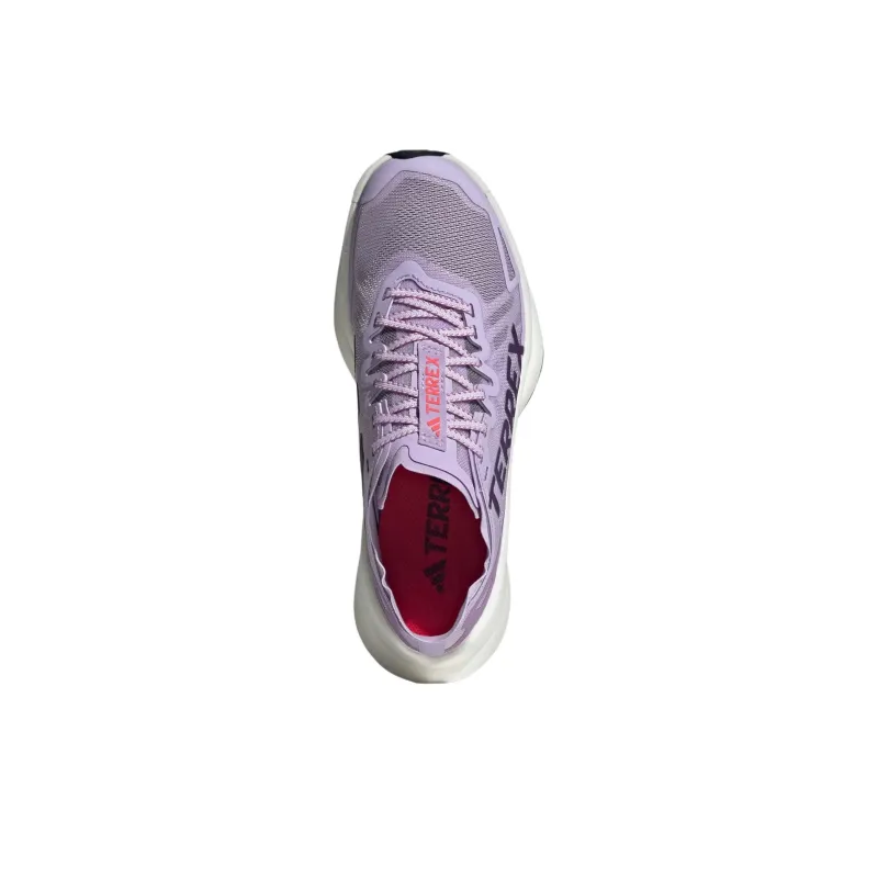 Adidas TERREX AGRAVIC SPEED ULTRA Abrasion Resistant Low Top Running Shoes Women's Purple-4