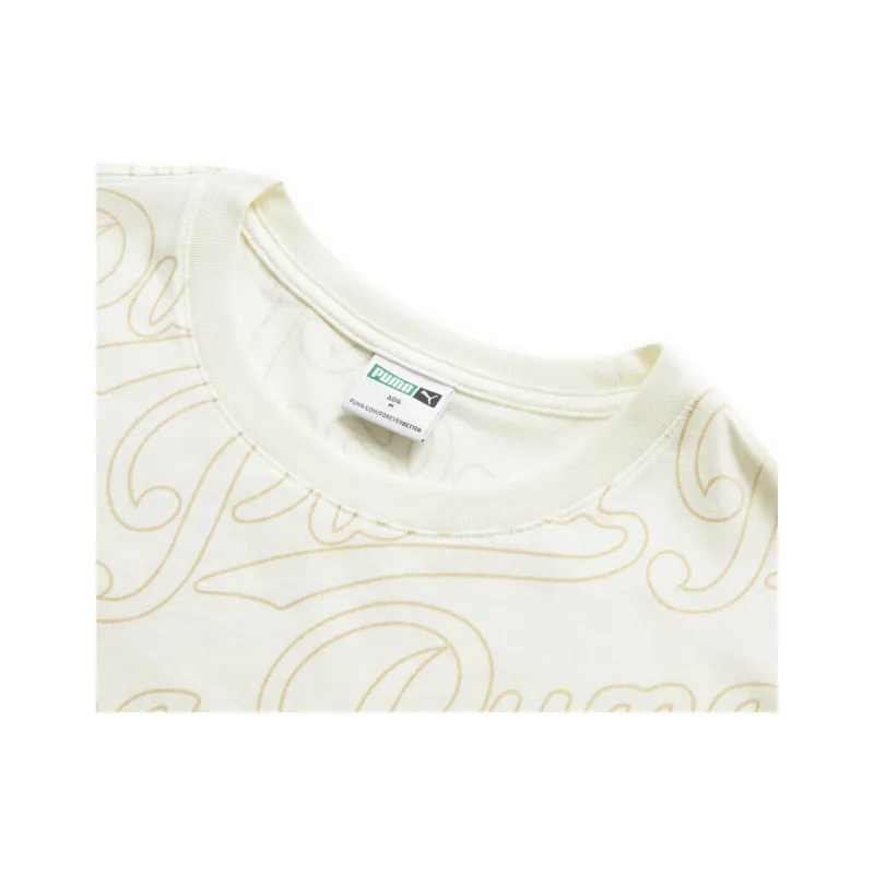 PUMA Drop Shoulder Sleeve T-Shirt Men's White-2