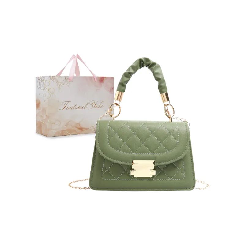 TOUTSEUL YOLO PU Shoulder Bag, Crossbody Bag, Handbag Women's White/Black/Khaki/Green/Brown-15
