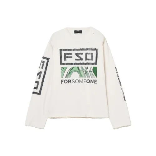 FORSOMEONE 남녀공용 티셔츠