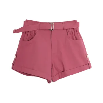 SETIROM Denim Shorts Women's Fuchsia