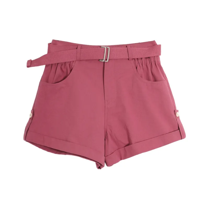 SETIROM Denim Shorts Women's Fuchsia-0