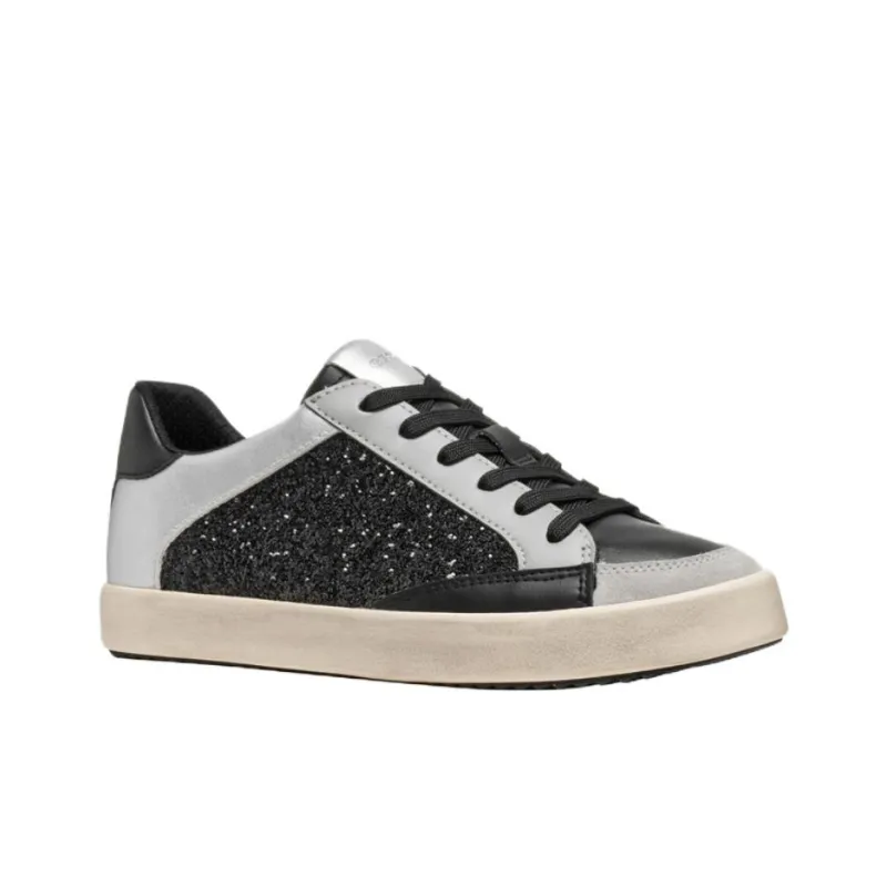 GEOX Blomiee Low Top Skateboard Shoes Women's Black-3