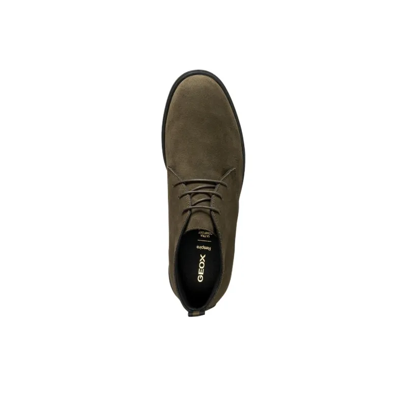GEOX Spherica Ec17 Ankle Boots Men's Olive Green-5