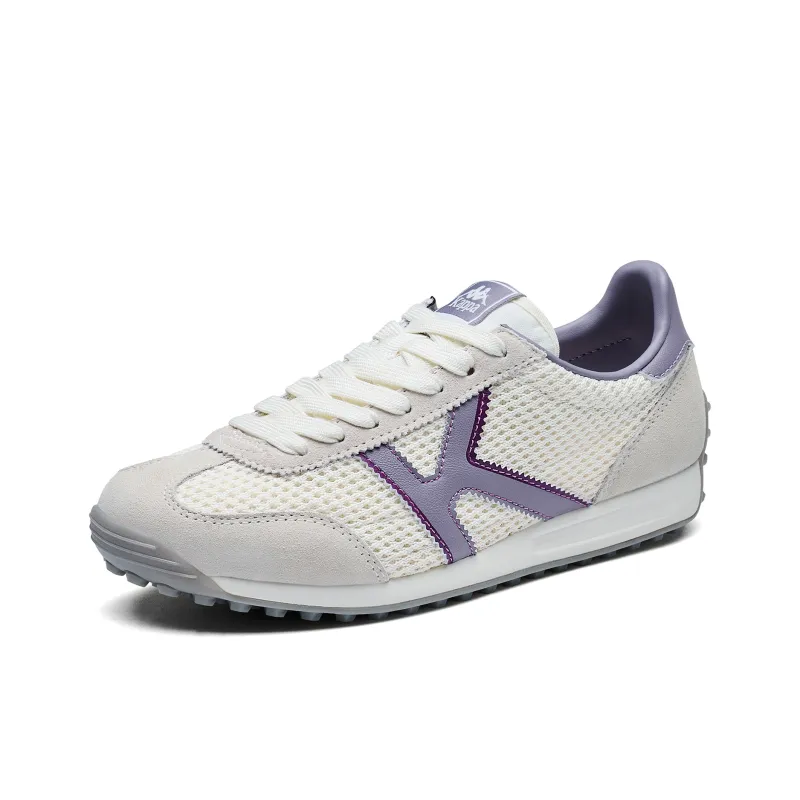 Kappa SERIES Abrasion Resistant Low Top Running Shoes Women's Winter Day White Malt Rice Zongzi Dark Blue Purple-2