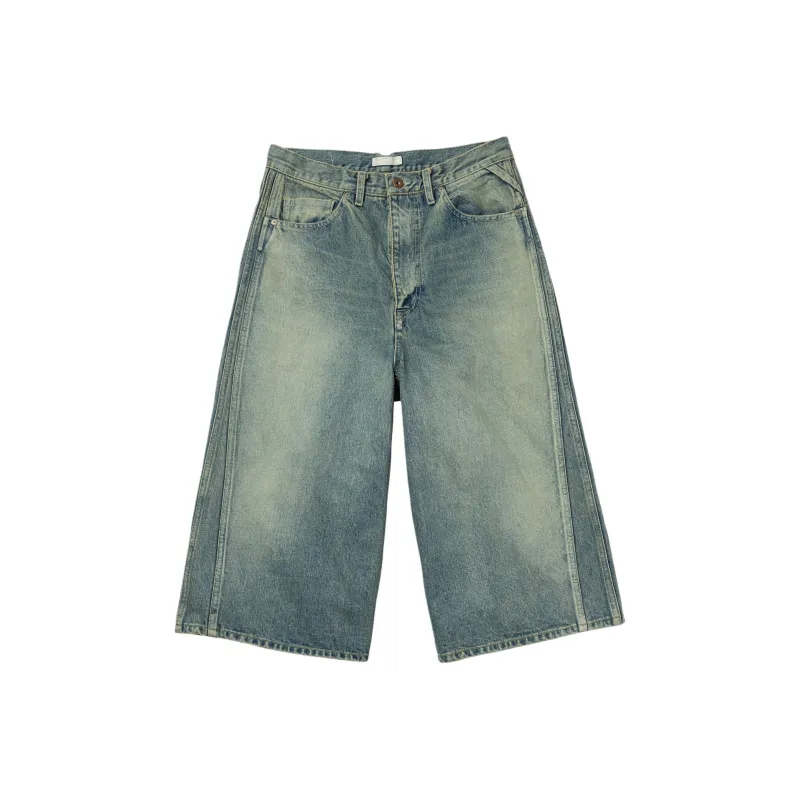 ROTOL Denim Shorts Unisex Indigo-0