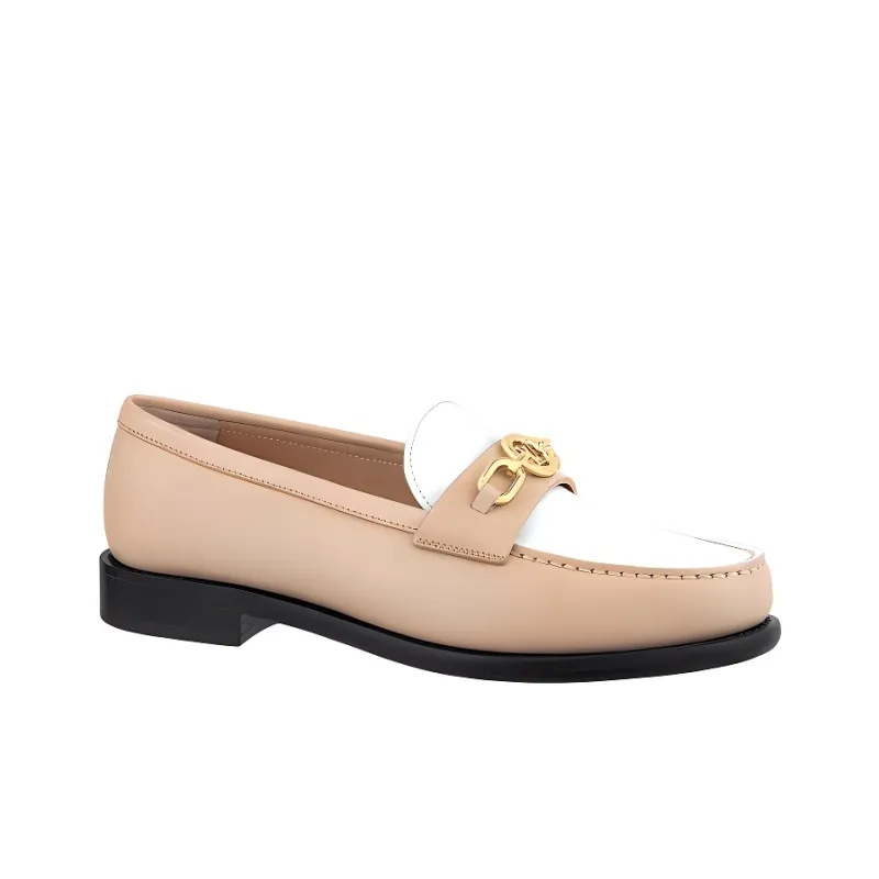 LOUIS VUITTON Chess Casual Single Shoes Women's Beige-1