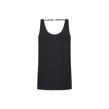 MO&CO Tank Tops Women's Charcoal Black
