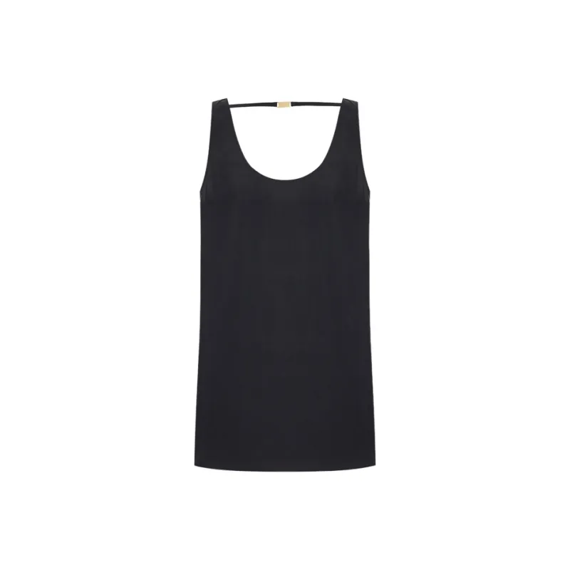 MO&CO Tank Tops Women's Charcoal Black-0