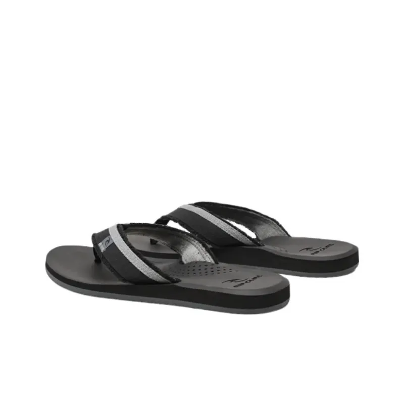 RIP CURL Abrasion Resistant Flip Flops Men's Black-3