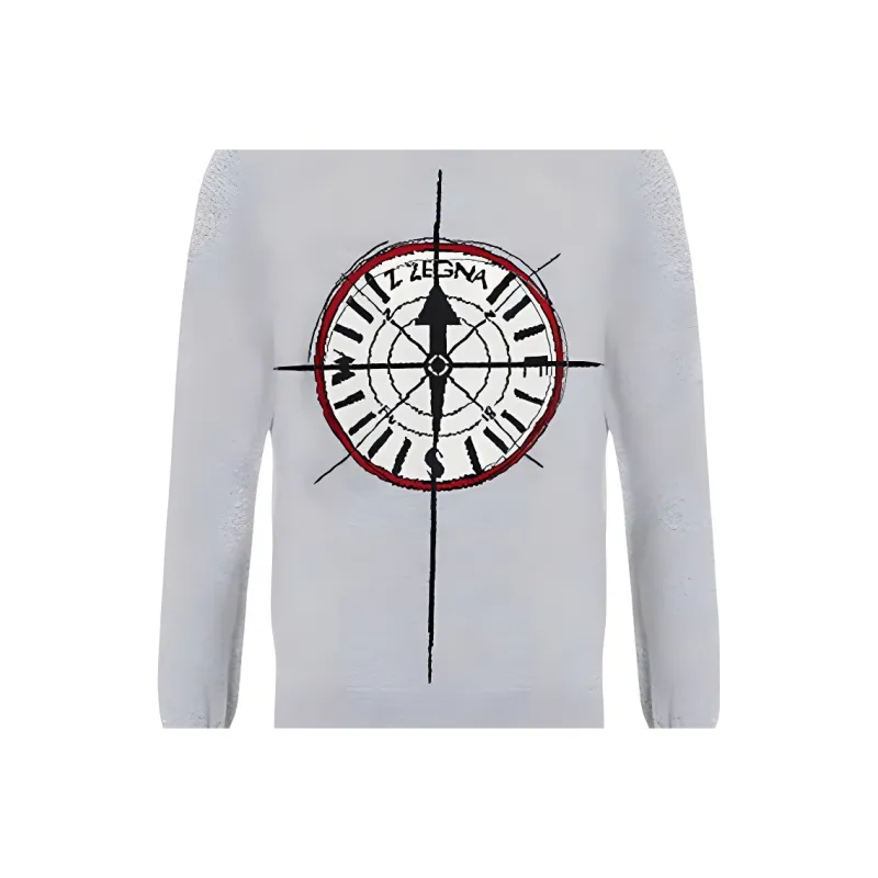 Zegna Knitwear Men's Light Gray-4