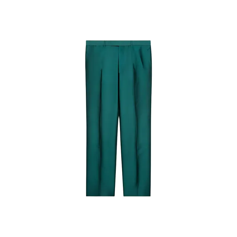 GUCCI Love Parade FW22 Casual Pants Men's Green-0