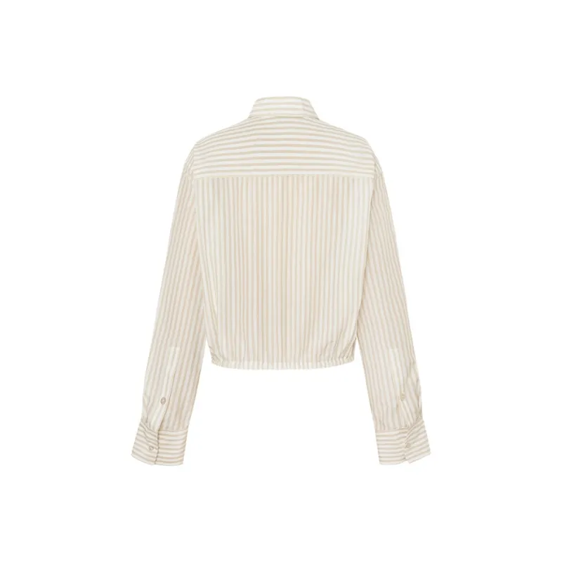 MO&CO Shirts Women's Sand White Stripes-1