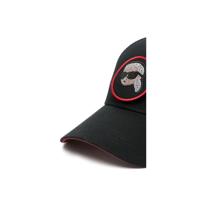 KARL LAGERFELD / Karl Lagerfeld Jeans Snake appliqué Baseball Cap-2