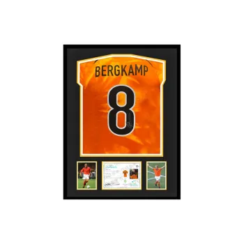 Three For Dutch National Team Signature Jersey Exquisite Mounting, Outer Frame Approx. 65x85cm