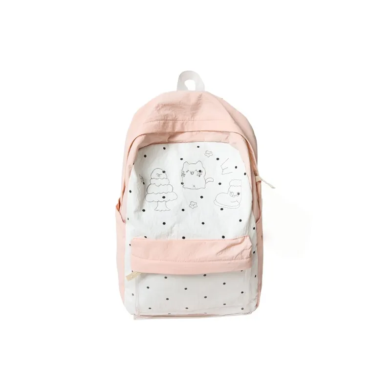 PULEWEI Nylon Backpack Unisex Multicolor-4
