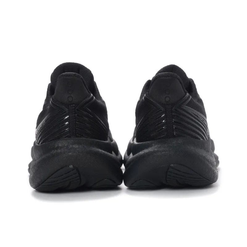 Saucony Anti Slip Wear Resistant Low Top Running Shoes Women's Black-6