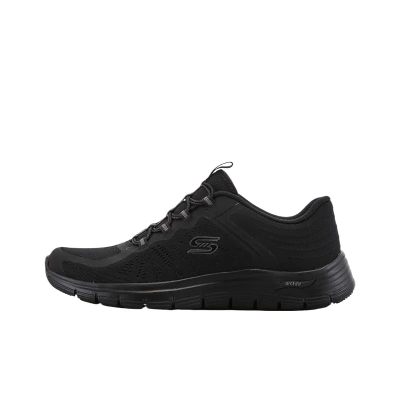 Skechers ARCH FIT VISTA Low Top Casual Shoes Women's Black-0