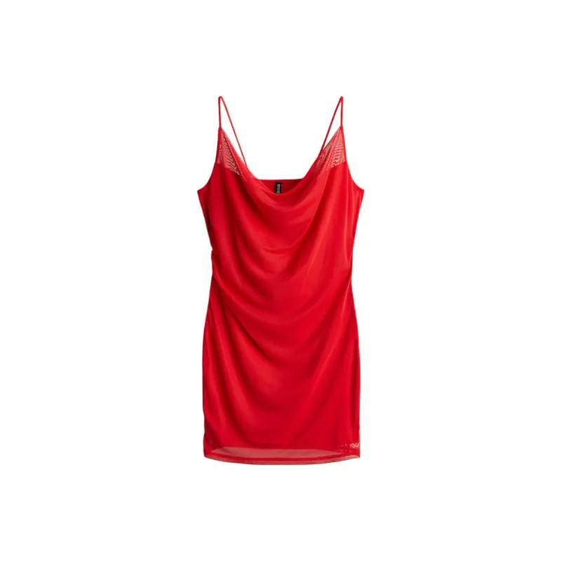 H&M Slip Dresses Women's Bright Red-0