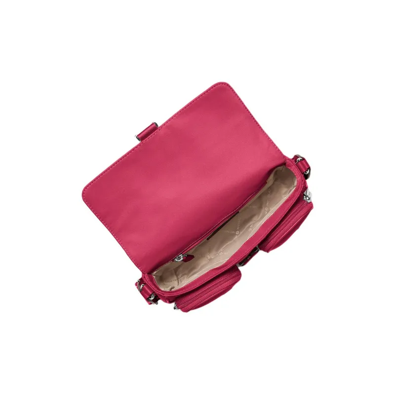 MICHAEL KORS Nylon Shoulder Bag, Crossbody Bag Medium Size Women's Raspberry-1