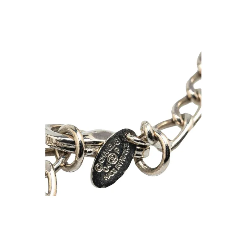 CHANEL Resin, Silver Necklaces Women's Silver-2