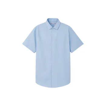 GOLDLION Shirts Women's Light Blue Stripes