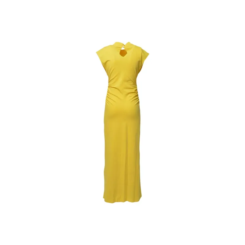 MSGM Logo embroidered Maxi Dress-1
